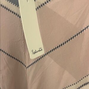 NEW WITH TAG SPLENDID Maxi skirt Striped in Dusty Pink and Slate Blue